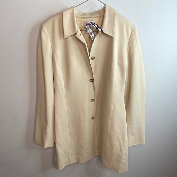 Ann Taylor LOFT vintage style long blazer jacket - Picture 2 of 9
